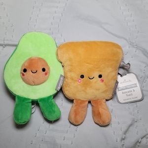 Avacado and Toast couple plush